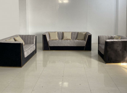 Design sofas upholstered furniture sofas modern luxury elegant seating suite 3+2+1 seater
